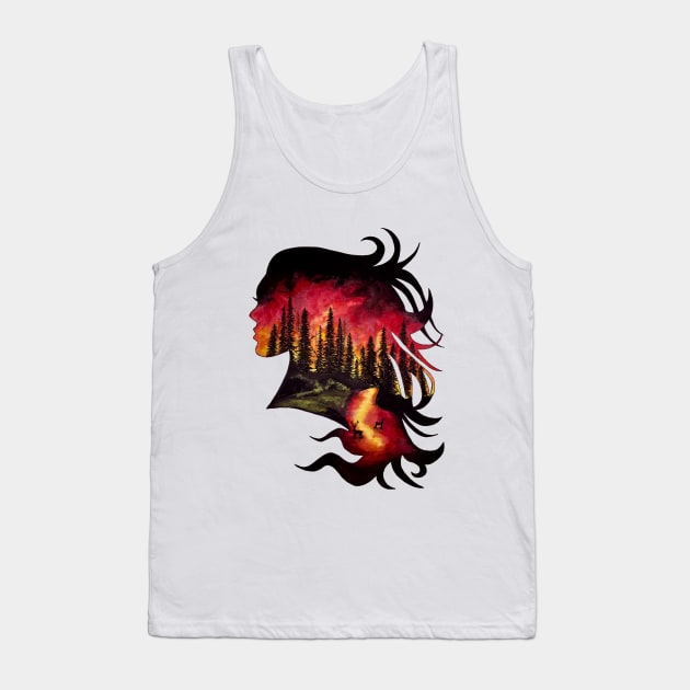 Wildfire Tank Top by Whettpaint